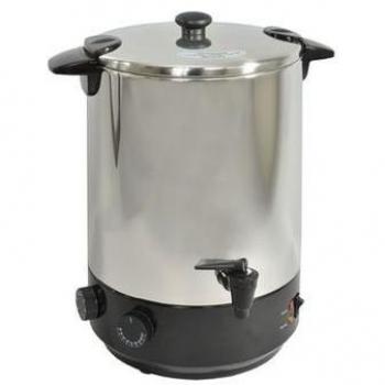 Esterilizador eléctrico de acero inoxidable 28L con grifo y temporizador Kitchen Chef ZJ280TD