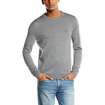 Lyle & Scott Merino Crew Neck-Suéter hombre,