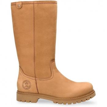 Botas de mujer Panama Jack modelo Bambina B128, piel con forro de pelo sintético