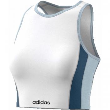 adidas W Em BT Sujetador Deportivo, Mujer, Blanco/Tinazu, L