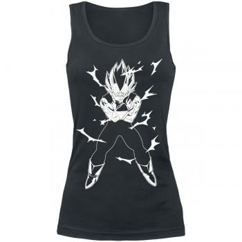 Dragon Ball Z - Vegeta Top Mujer Negro XL