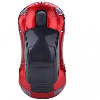 ZEARO 2.4G Ratón óptico inalámbrico de diseno Forma en Coche para Laptop PC Receptor USB
