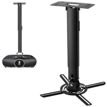 Soporte Proyector Techo/Pared 360° Inclinación ±90° Extensible hasta 62cm (Negro)