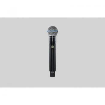 Shure ADX2FD/B58A Handheld Mic Transmitter with Beta 58A Capsule, X55: 941-960MHz