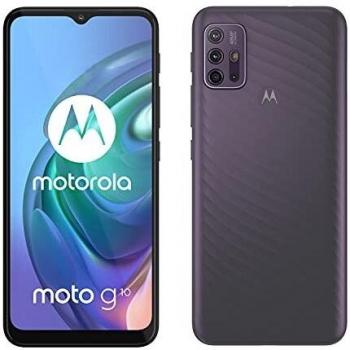 Motorola Moto G10, Gris, 64GB, Pantalla 6.5 Max Vision HD+, Qualcomm Snapdragon, Sistema de Cuatro Cámaras 48MP, Batería 5000 mAH, Dual SIM - Versión ES/PT