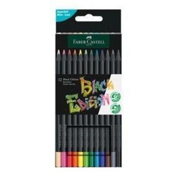 Faber-Castell Black Edition Colour Pencils, Set of 12