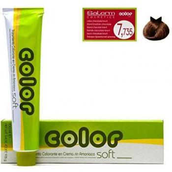 Salermvison Permanent Hair Dye 7.735 Chocolate Blonde Brazil 75ml