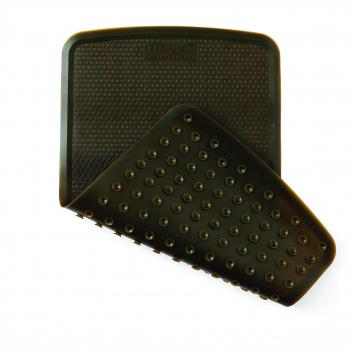 Hevea Alfombrilla de baño, Caucho natural, Charcoal