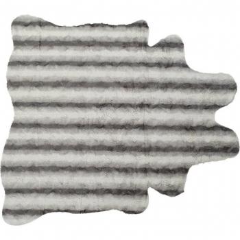 Alfombra DKD Home Decor 160 x 150 x 2 cm Gris Poliéster Blanco