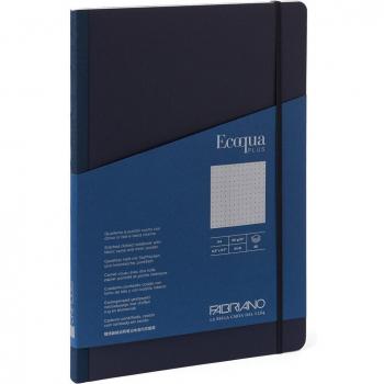 Libreta A5 PuntosTejito Ecoqua Plus Fabriano Boutique Azul Oscuro