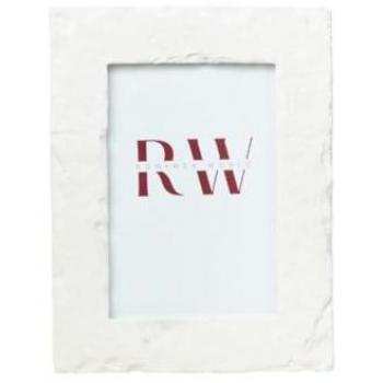 Marco de Fotos Romimex Blanco Resina 10 x 15 x 2 cm
