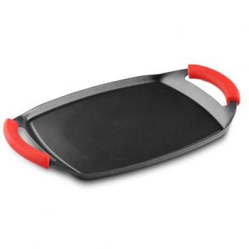 Plancha de Asar Redonda 100% Aluminio Reciclado Castey 37,5 x 23 cm