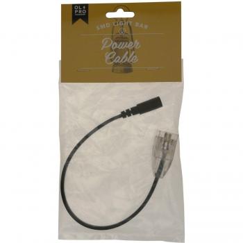 Olpro  smd lightbar power cable with switch negro