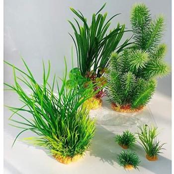 Kit de Decoración para Acuarios Zolux Idro Plantas N°3 - 6 Plantas Artificiales