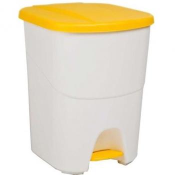 Cubo de basura con pedal ecológico de 40 litros DENOX- FAMESA