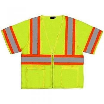 ERB 62140 S683P ANSI Class 3 Mesh Vest, Lime Green, 3X-Large by Erbenreporte.de