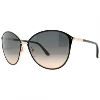 Tom Ford Penelope Oversized Sunglasses - Rose Gold/Black - 59mm Women's Fashion Eyewear