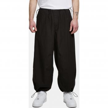 Urban Classics Men's Black Popline Parachute Pants - Sizes S to XXL