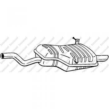 BOSAL 247-515 End Silencer
