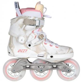 Powerslide Next Marble Pink 100 Patines En Línea 2023, Talla 38-39, color rosa mármol
