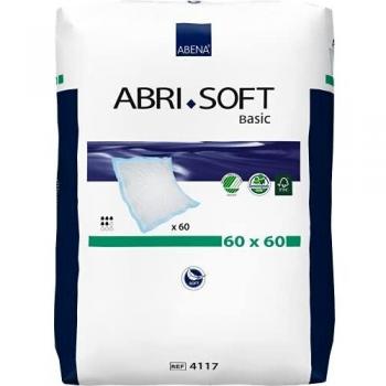 Abena Abri-Soft Basic Disposable Underpad 60x60 cm, 1000ml Absorbency, Pack of 60