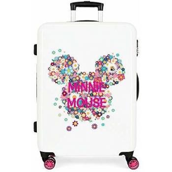 Disney Minnie Sunny Day Maleta mediana Rosa 45x68x26 cms Rígida ABS Cierre combinación 70L 3,7Kgs 4 Ruedas dobles