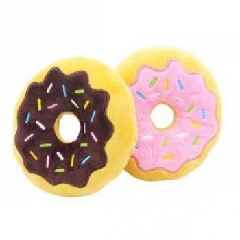 Gloria Pets Donut de Peluche para Perros Sabor Chocolate, 11-13 cm