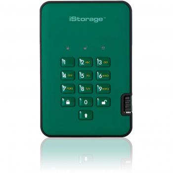 iStorage diskAshur2 SSD 2 TB -Secure Solid State Drive - Password Protected, Dust/Water-Resistant, Hardware Encryption IS-DA2-256-SSD-2000-GN
