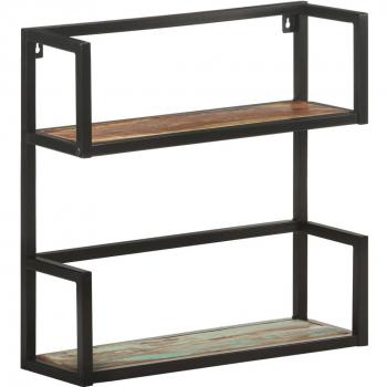 Reclaimed Wood Wall Shelf 60x20x60 cm