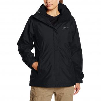 Columbia Women's Venture en insacular chaqueta, mujer, color Negro - negro, tamaño mediano