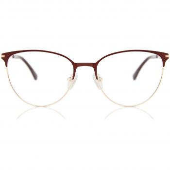 Cat Eye Full Rim Metal Women’s Prescription Glasses Online Red Size 52 - Blue Light Block Available - SmartBuy Collection