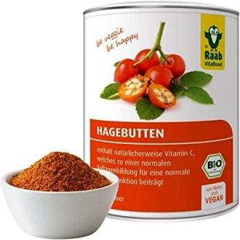 Raab Vitalfood Organic Rosehip Powder Vegan 150g