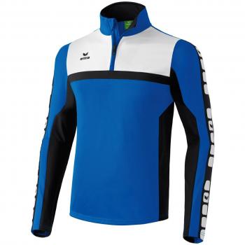 Erima Trainingstop 5-Cubes - Sudadera de fútbol para niño, color azul, talla 128 cm