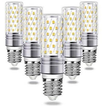 Bombilla LED E27 Maíz Blanco Frio, Wowatt 6000K Maíz Bombilla E27 16W equivalente a bombilla halógena de 120W 1600lm E27 LED Luz Haz de Ángulo 360° 230V No Regulable φ30 x 105mm Paquete de 5