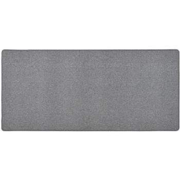 Alfombra de pasillo 80x150 cm color antracita, gris oscuro y gris claro para sala de estar, dormitorio, habitación y salón