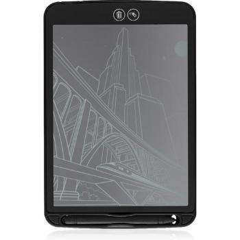 DAM Tableta LCD portátil de dibujo y escritura de 10 pulgadas con borrado selectivo y bloqueo de borrado, medidas: 16x0x24cm