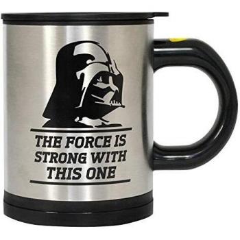 Funko UGTSW35747 Star Wars Self Stirring Mug Feel the Force, Silver