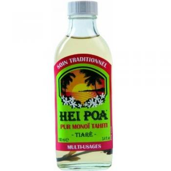 Hei Poa, Aceite corporal (Monoï Puro de Tahití, Perfume Tiaré) - 100 ml.