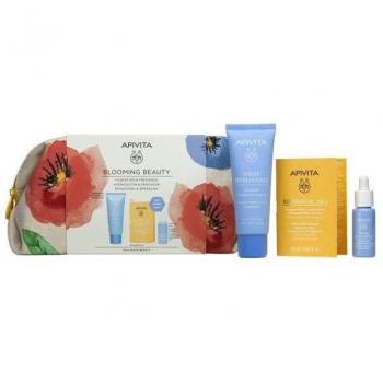 Apivita Aqua Beelicious Comfort Hydrating Cream 40ml + Refreshing Hydrating Booster 10ml + Beessential Oils 1.6ml Gift Set