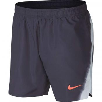 Nike Rafa M nkct FLX Ace 7 NY, Pantalones Cortos para Hombre, Hombre, 934021 009, Gridiron/Pure Platinum/Hyper Crimson, X-Large