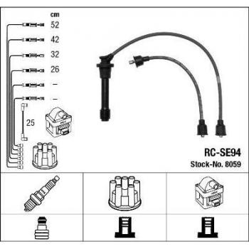 Juego de cables de encendido NGK 8059