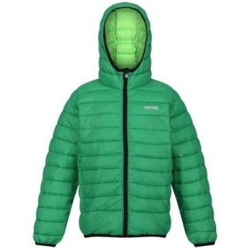 Chaqueta Acolchada Marizion para Niños/Niñas Regatta con capucha, resistente al agua, aislamiento térmico, cierre frontal completo, bolsillos laterales con cremallera, diseño ligero y transpirable