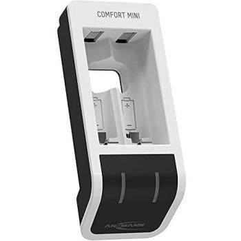 Ansmann Comfort Mini Cargador de Batería con Pilas de Uso Doméstico CC y USB