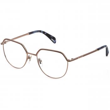 Police Fashion Eyeglasses Vk050, Red unisex, Size: 49 MM