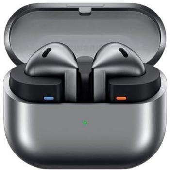 Samsung Galaxy Buds3 R530 - Silver, True Wireless Stereo (TWS) Earbuds, Bluetooth 5.0, USB Type-C, diseño ergonómico, cancelación activa de ruido, duración de batería de hasta 11 horas con