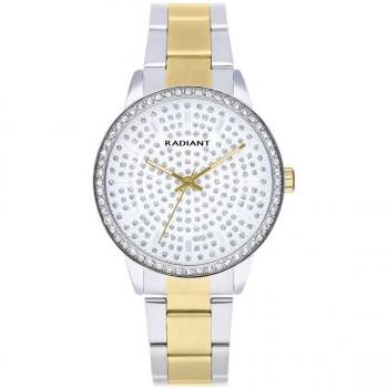 Radiant Ra-578203 Eclipse 38mm - Reloj de mujer con correa bicolor oro