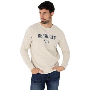 Sudadera Casual de Hombre Bendorff Sin Capucha Cuello Caja Gráfica Gris 2024 - Algodón
