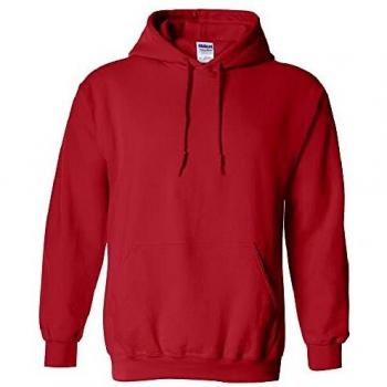 Gildan Heavy Blend Unisex Hooded Sweatshirt in Dark Red - 5XL