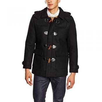 ONLY & SONS onsORVILLE DUFFLE COAT, Abrigo Hombre, Negro