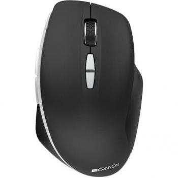 Canyon MW-21 Ratón Óptico Inalámbrico para Mano Derecha RF 1600 DPI Negro